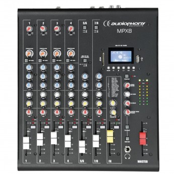 Аналоговый микшер AUDIOPHONY MPX8 81276 Аналоговый микшер AUDIOPHONY MPX8 81276